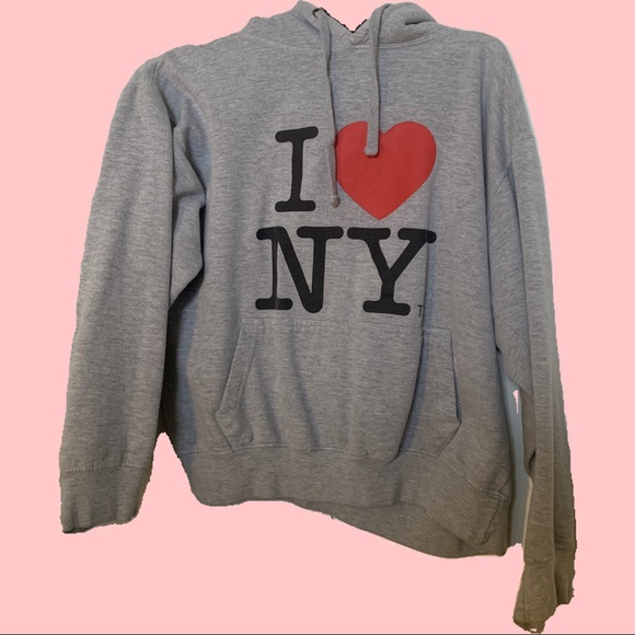 I ❤️ NY Grey Hoodie (S) - Picture 1 of 1